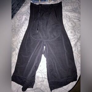 Sleek Black Bib Shorts